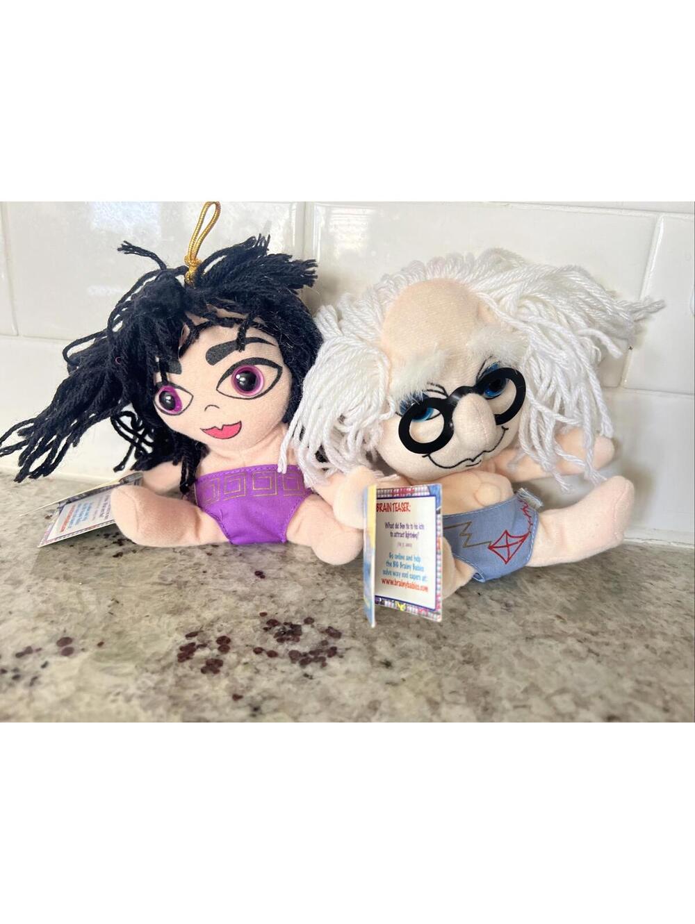 Lot Of 2 Big Brainy Babies W/tags